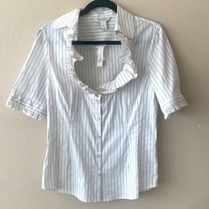 White House Black Market pinstripe shirt